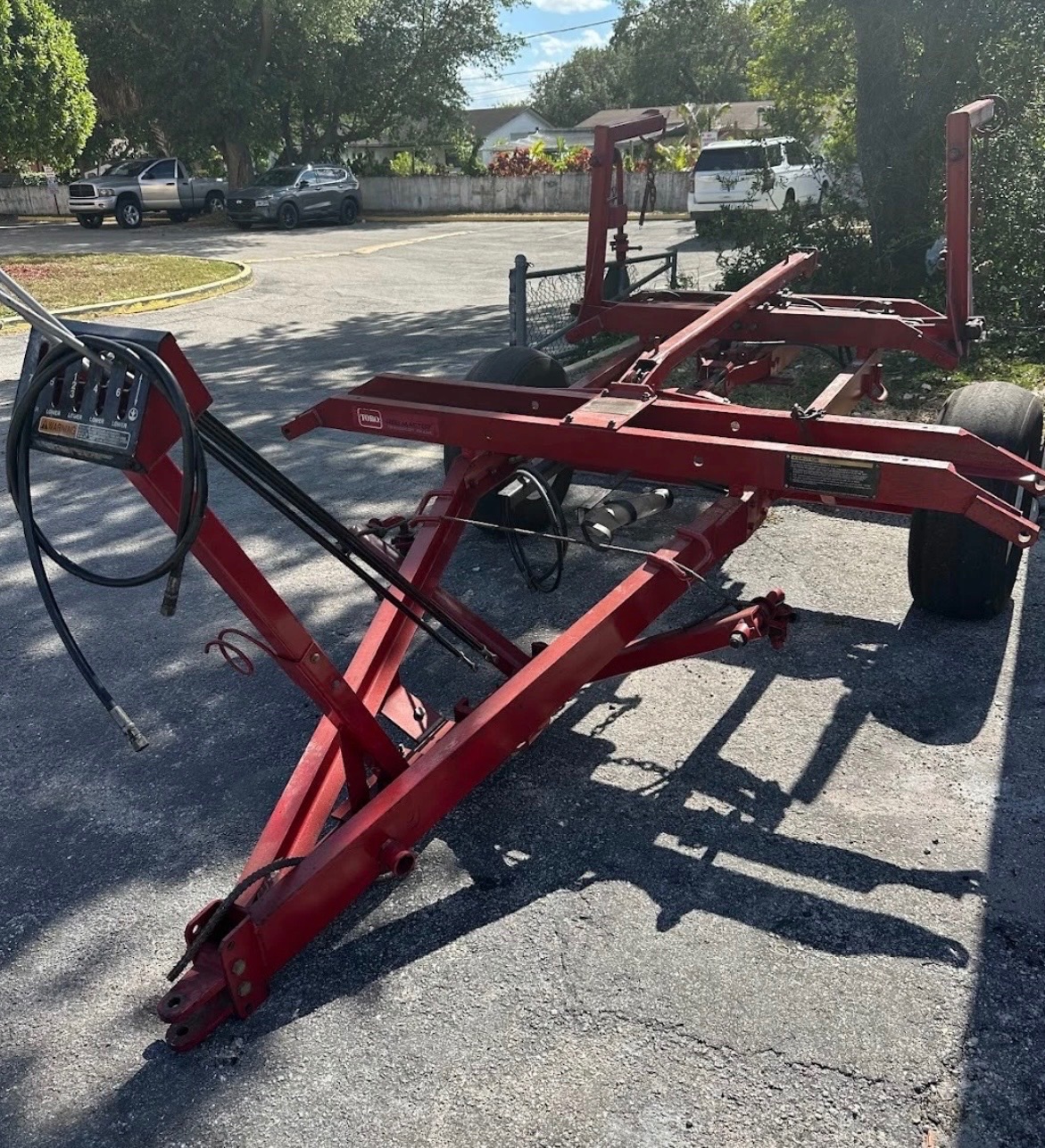 Toro Reel Mower 5 Gang Hydraulic Transport  Pull Frame Reelmaster 11 ft CUT 5