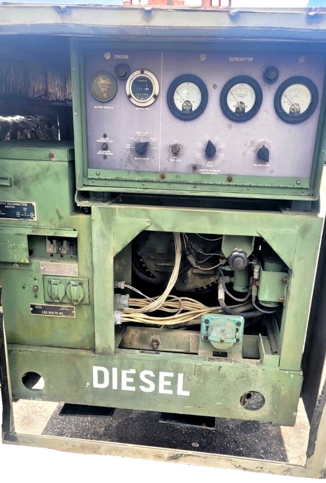 Portable 10kW Diesel Generator Set – 60 Hz – 57 Low Hours