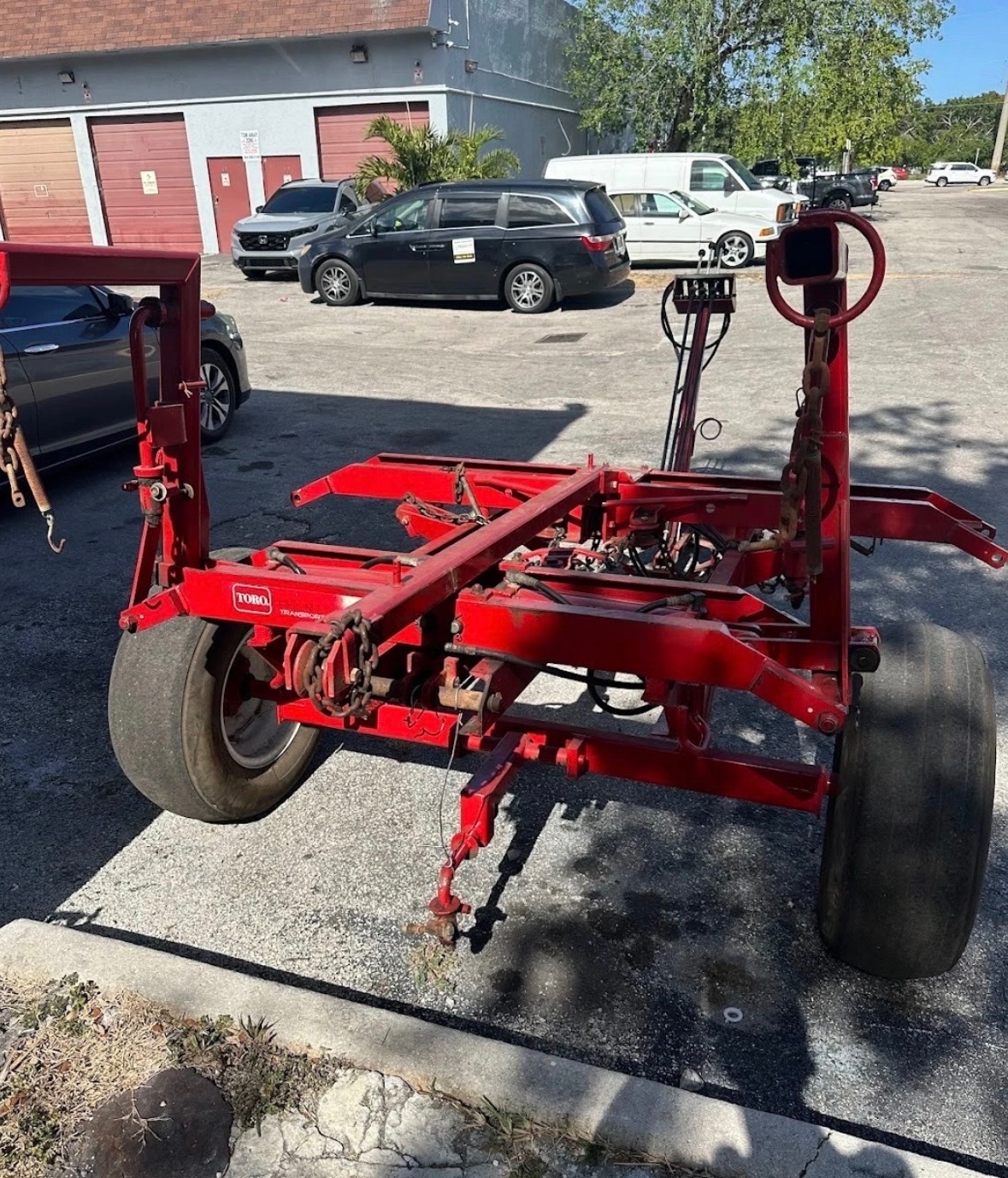 Toro Reel Mower 5 Gang Hydraulic Transport  Pull Frame Reelmaster 11 ft CUT 8