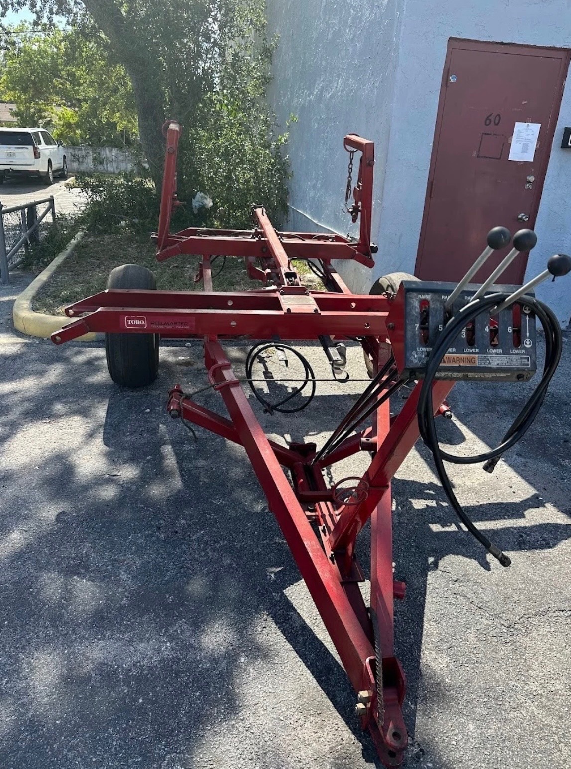 Toro Reel Mower 5 Gang Hydraulic Transport  Pull Frame Reelmaster 11 ft CUT 7