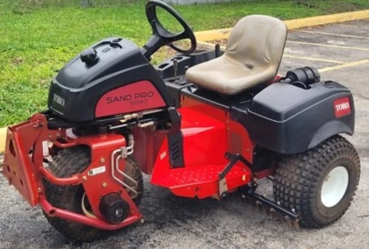 Toro 5040 Sand Pro Trap Rake Front Plow Rear Groomer  QAS - Drag Mat Leveler 11