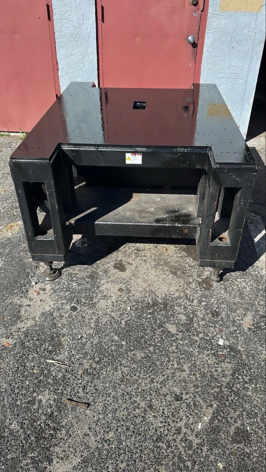 Heavy-Dity Industrial Steel Machine Base Platform With Leveling Feet 3
