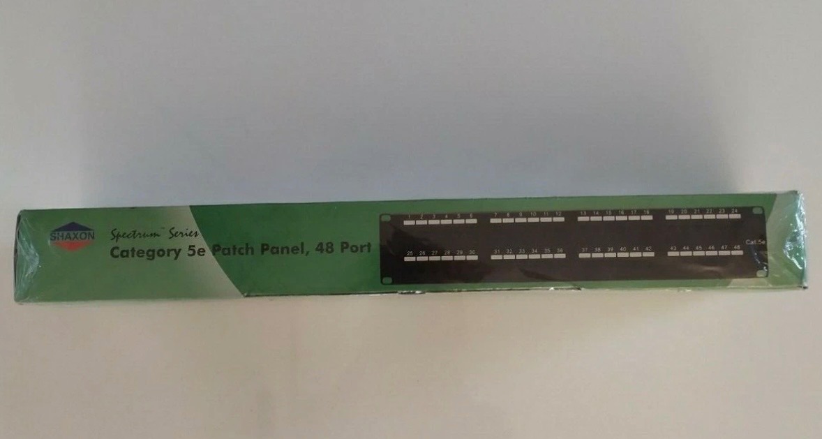 Shaxon, 48 Port Cat 5e Patch Panel 3