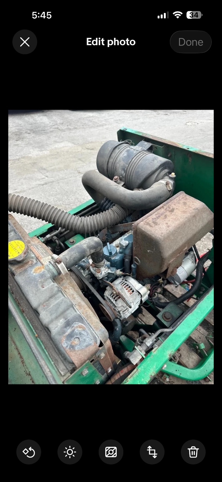 Kubota V1305-E 4-Cylinder Diesel Engine – Low Hours 1,756 – Tested, Used 12
