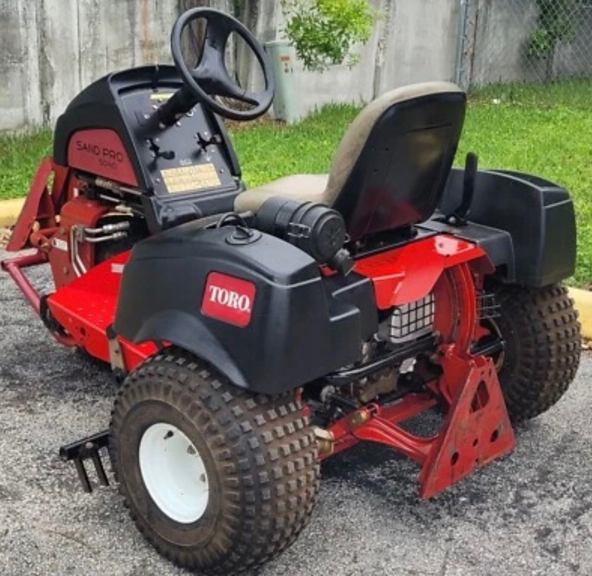 Toro 5040 Sand Pro Trap Rake Front Plow Rear Groomer  QAS - Drag Mat Leveler 6