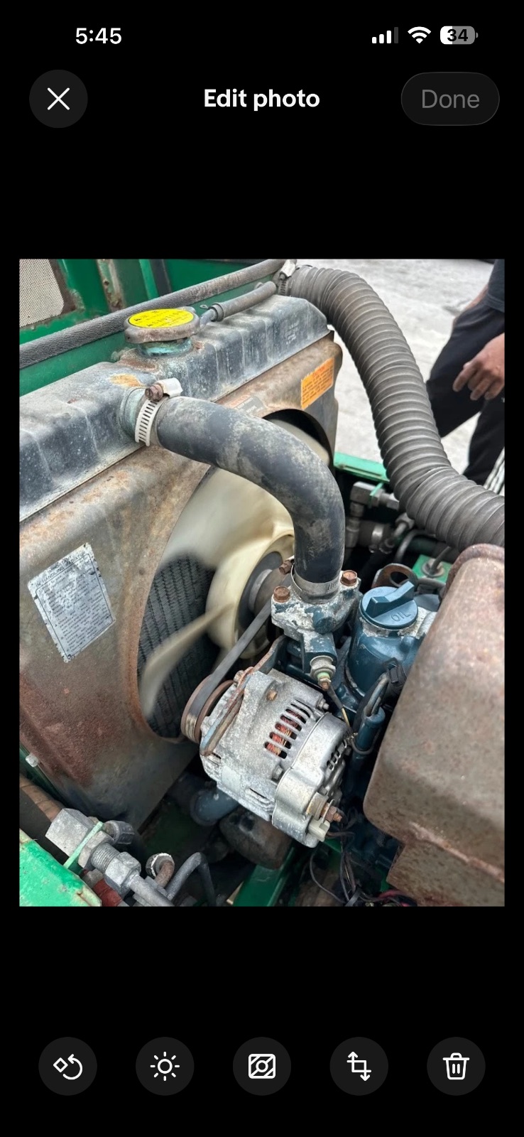 Kubota V1305-E 4-Cylinder Diesel Engine – Low Hours 1,756 – Tested, Used 13