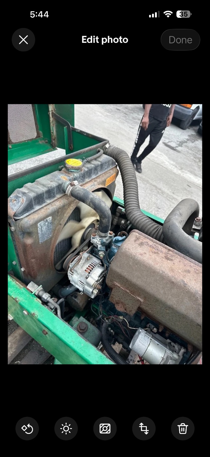 Kubota V1305-E 4-Cylinder Diesel Engine – Low Hours 1,756 – Tested, Used 2