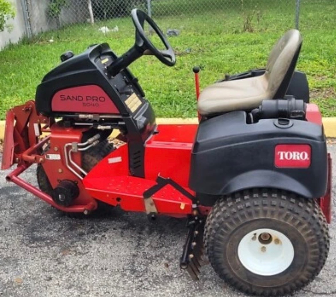 Toro 5040 Sand Pro Trap Rake Front Plow Rear Groomer  QAS - Drag Mat Leveler 5