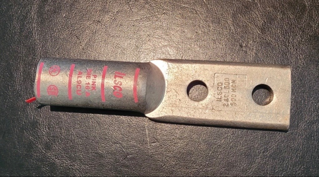 Ilsco ALND-500-12-134 500 MCM Aluminum Compression Lug 2