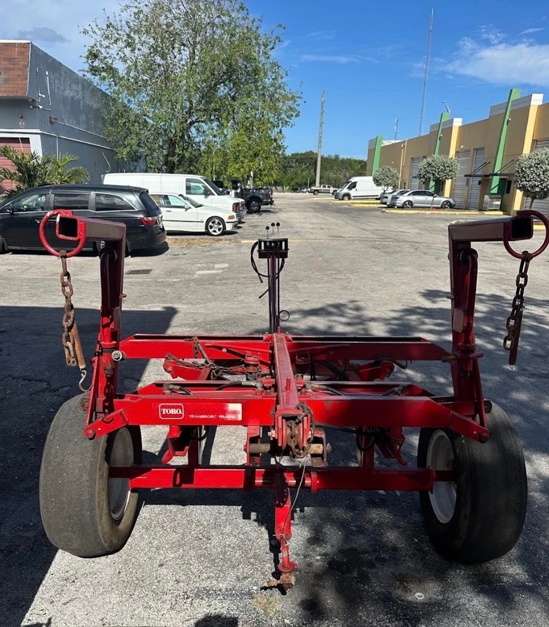 Toro Reel Mower 5 Gang Hydraulic Transport  Pull Frame Reelmaster 11 ft CUT 9
